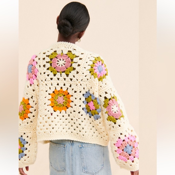 Society mano granny square pullover size 2X - Picture 3 of 7